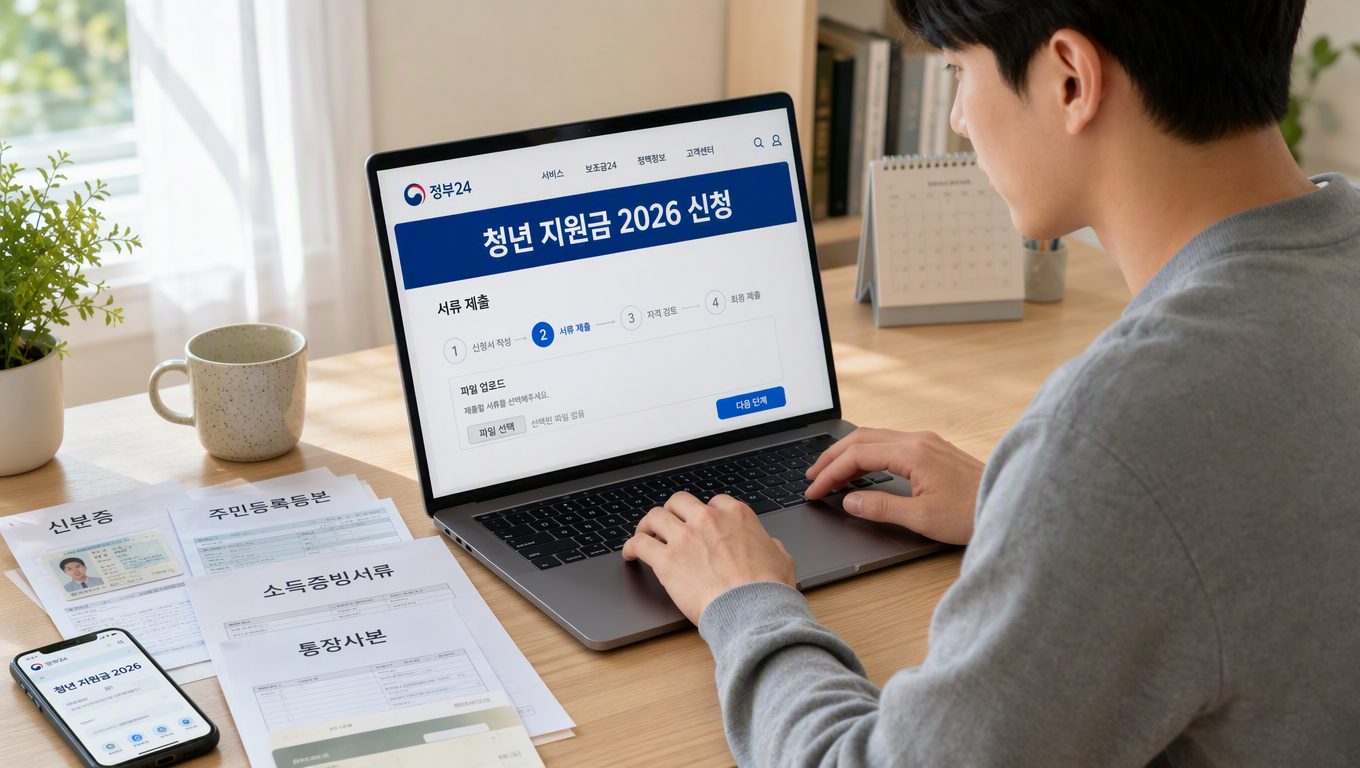 청년 지원금 2026 신청 대상 조건과 절차 서류 주의사항