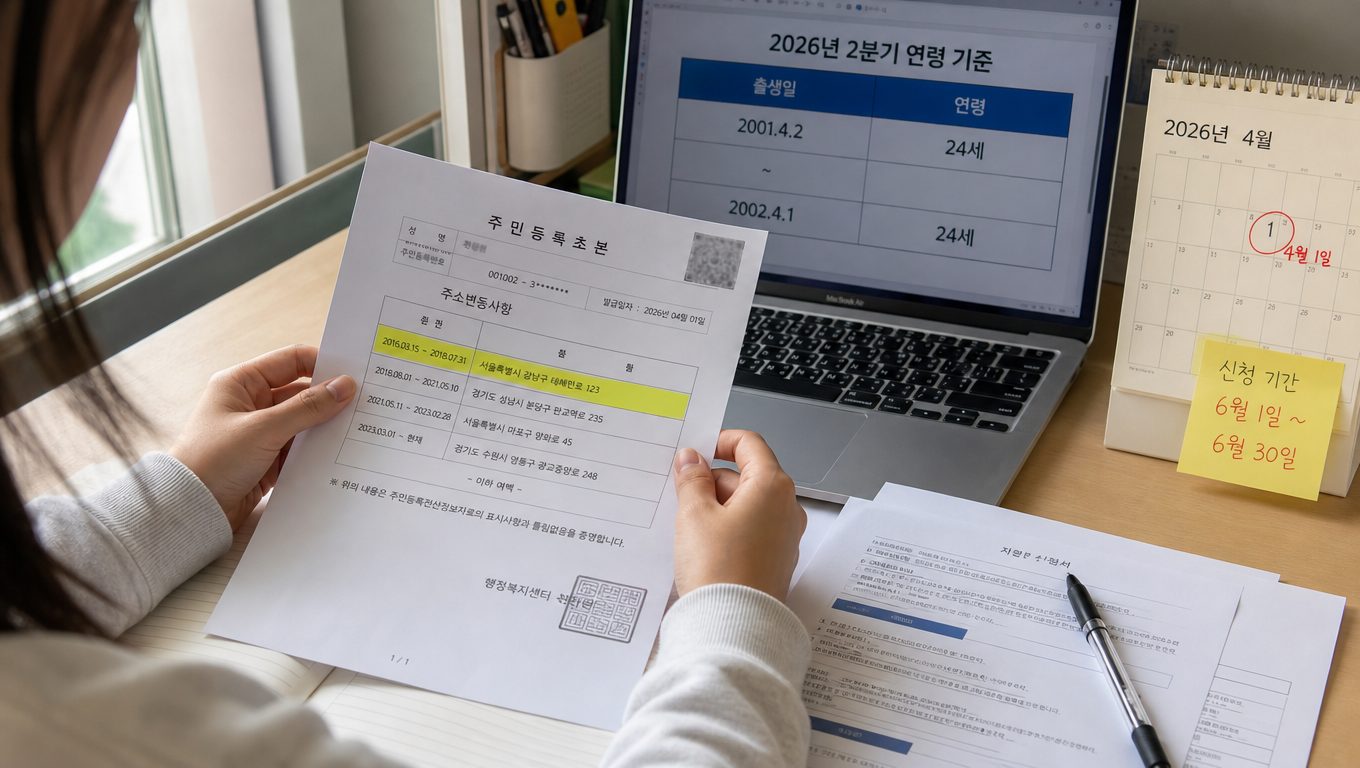청년 지원금 신청에서 나이 기준과 거주 조건, 실수 피하기