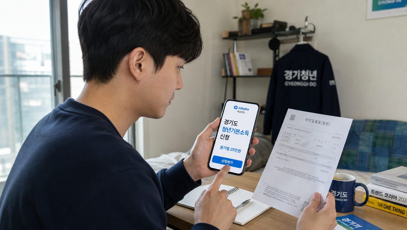 경기도 청년 지원금 대상과 신청 방법