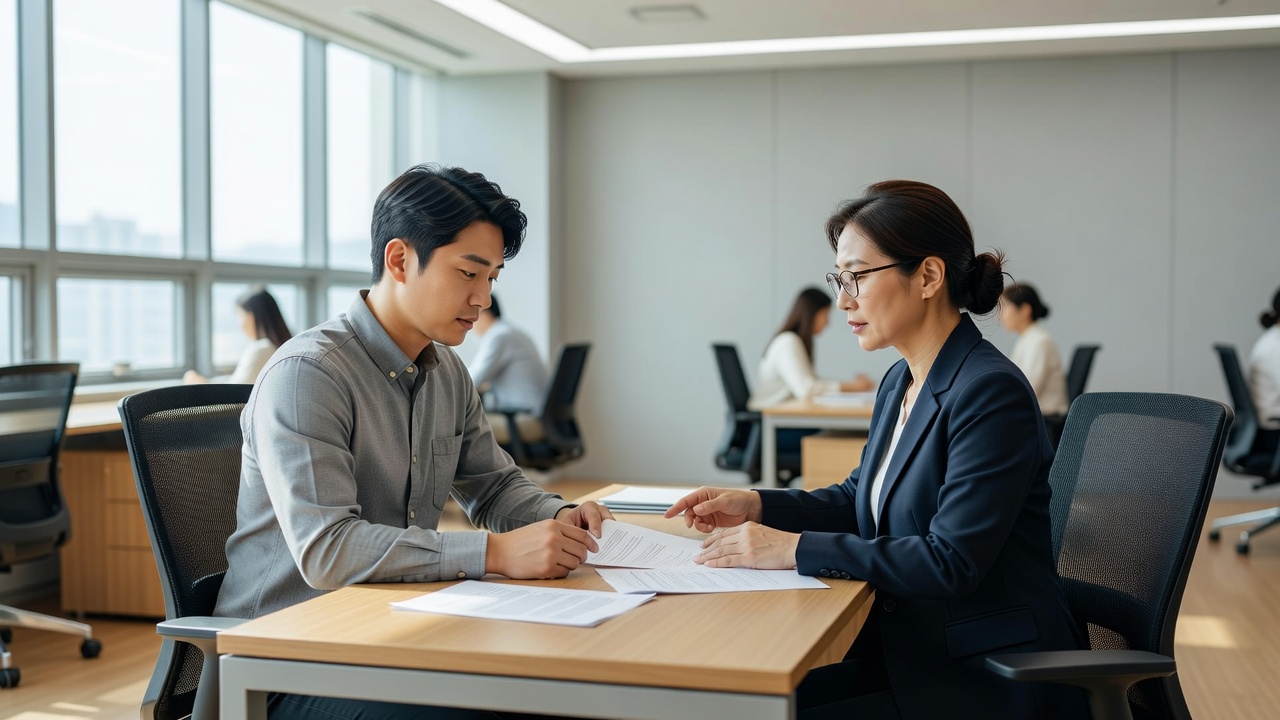 청년취업지원금 신청 대상과 자격 조건 상담 장면