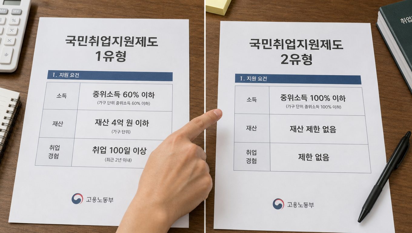 지원금 신청 자격을 유형별로 비교하는 방법