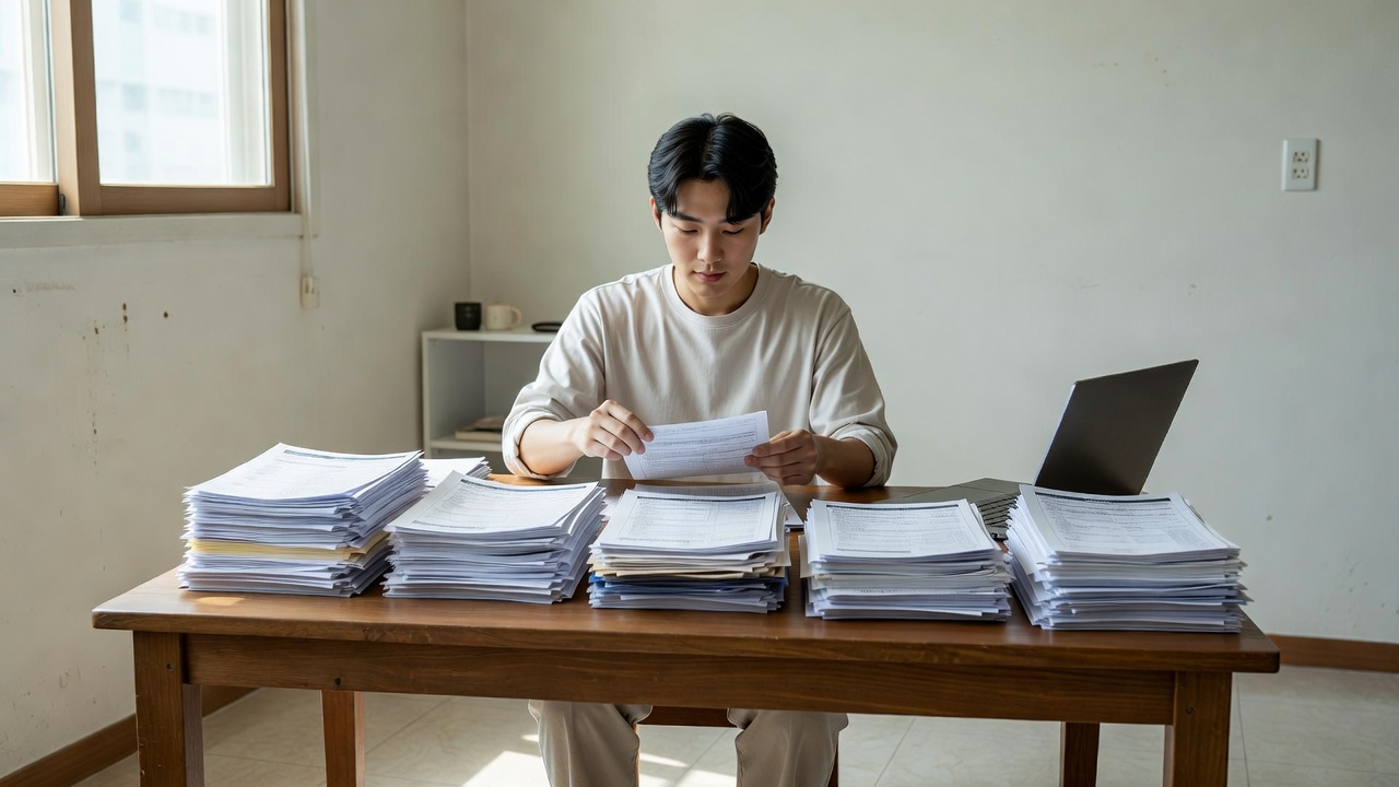 지자체 청년 지원금 유형을 상황별로 분류해 확인하는 모습