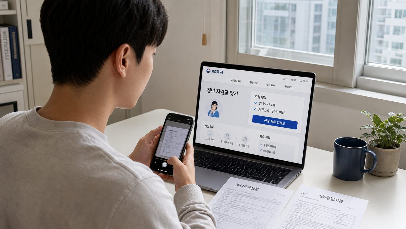 지자체 청년 지원금 신청 자격과 절차