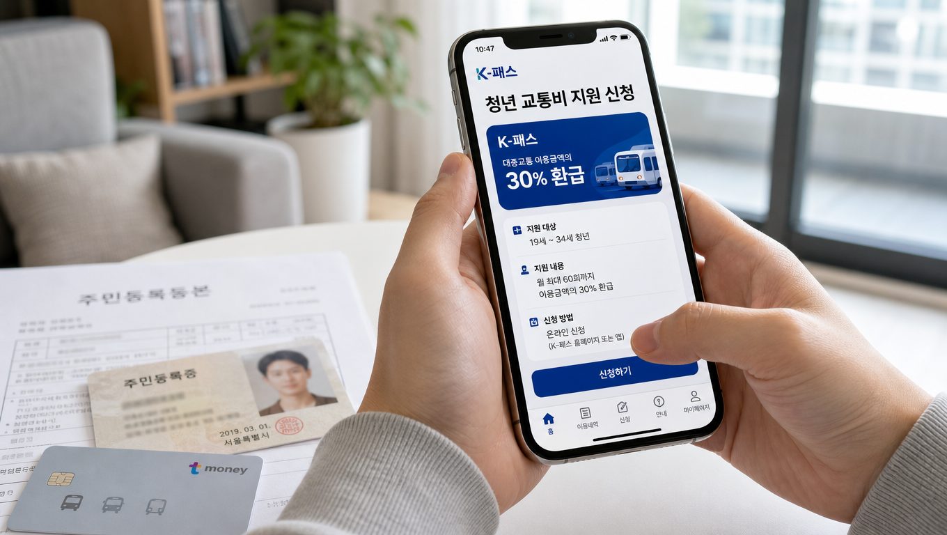 청년 교통비 지원 지역별 자격과 신청 방법