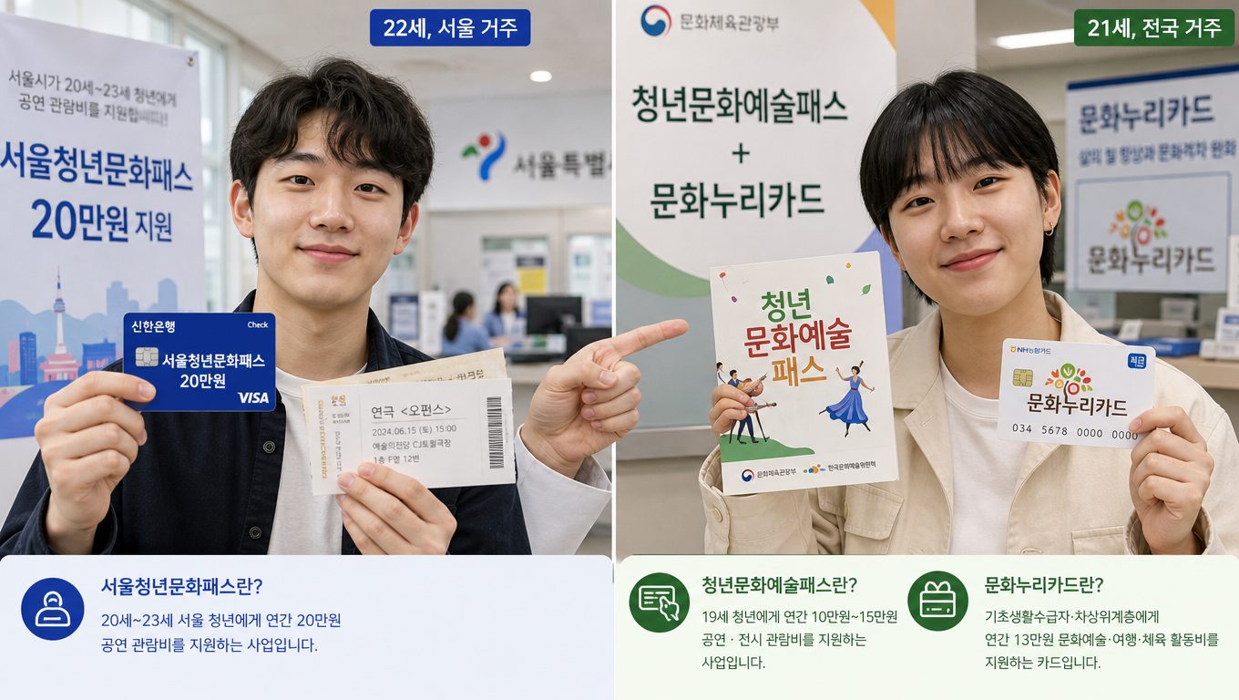서울청년문화패스 지원 조건 사용 기간 다른 지원금 중복 여부