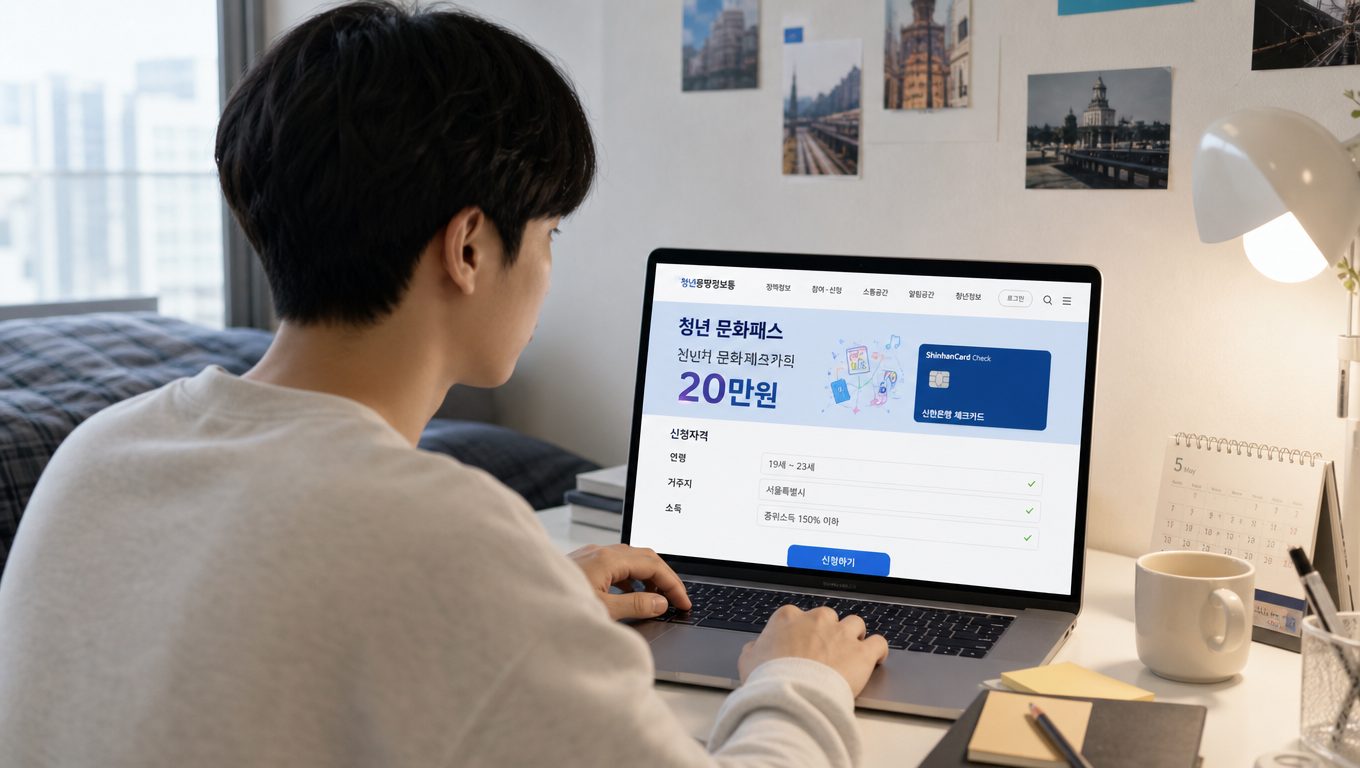 청년 문화패스 신청 자격과 지원금 사용 방법