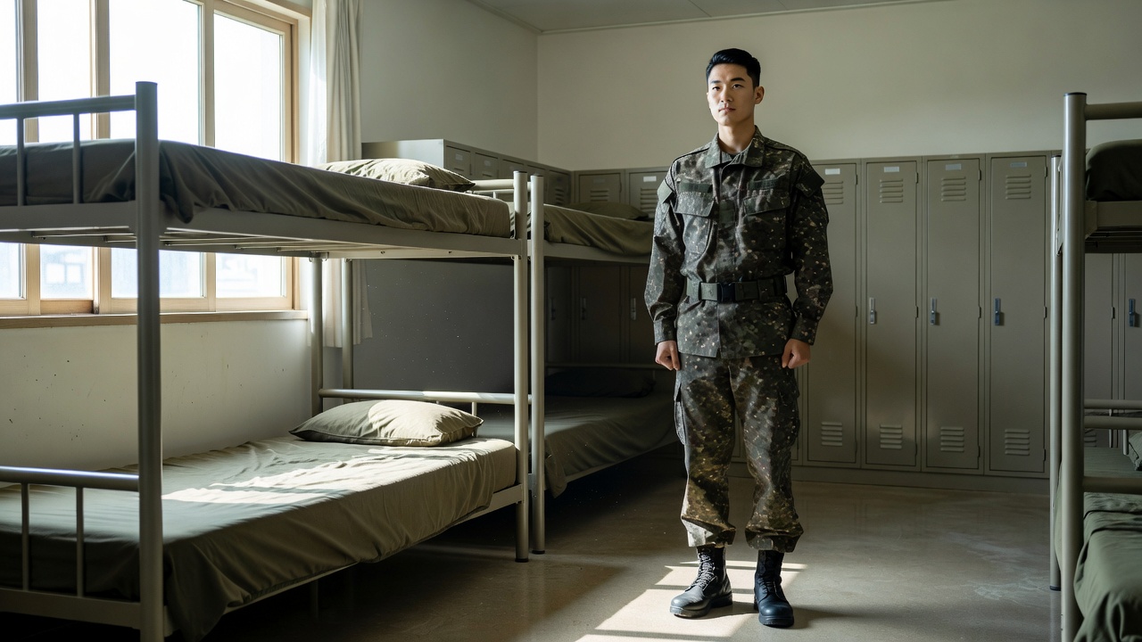 2026 매칭지원금 대상자인 현역병의 모습